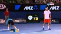 Ball girl asked to catch huge bug