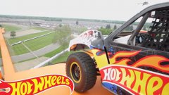 Real Life Hot Wheels Car Breaks Record Jump