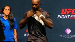 UFC Weigh-In Woman Caught Staring