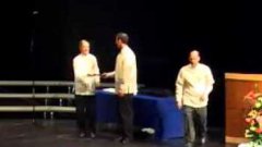 Girl Falls On Stage At Graduation